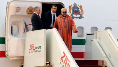 الملك محمد السادس يعود إلى أرض الوطن缩略图