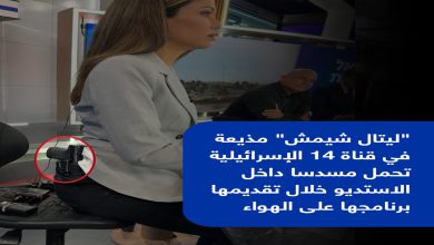 مذيعة إسرائيلية تظهر بمسدس على خصرها داخل الأستديو缩略图