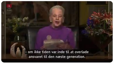 ملكة الدنمارك مارغريت الثانية تتنحي عن العرش لفائدة ابنها缩略图