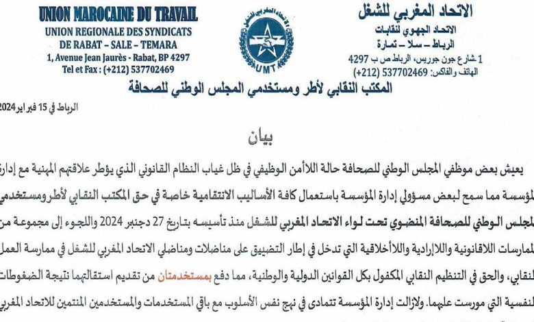 موظفي المجلس الوطني للصحافة يتظلمون من حالة اللاأمن الوظيفي缩略图 موظفي المجلس الوطني للصحافة يتظلمون من حالة اللاأمن الوظيفي缩略图