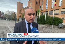 رفع العلم الفلسطيني أمام بلدية إيفير ببلجيكا缩略图 رفع العلم الفلسطيني أمام بلدية إيفير ببلجيكا缩略图