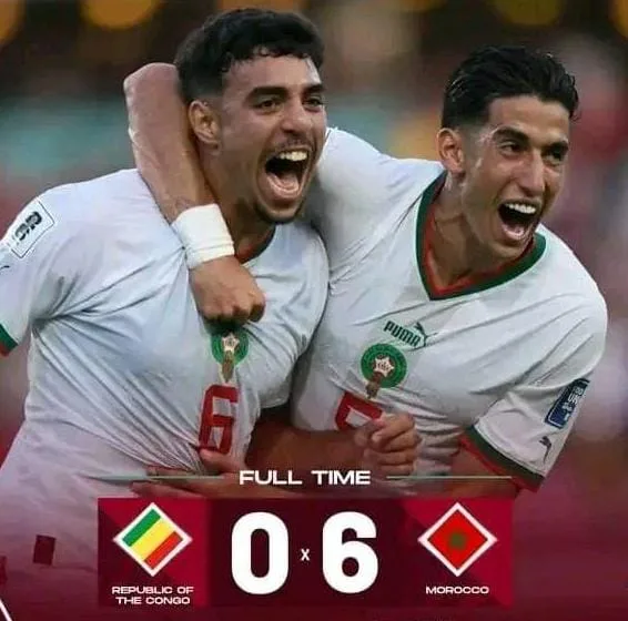 أمام فريق غريق أسود الأطلس يحققون انتصارا على الكونغو في غياب محك تنافسي.缩略图