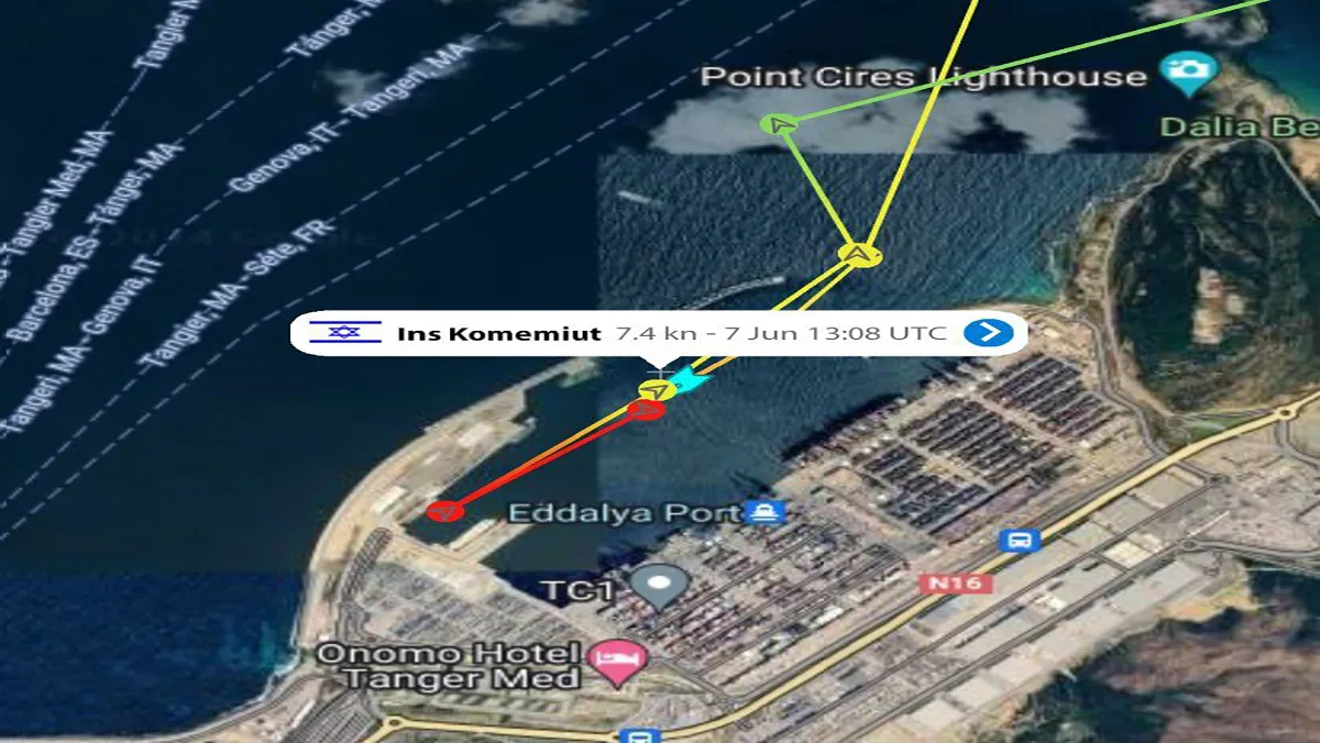 مجموعة العمل الوطنية من اجل فلسطين تدين تمكين سفينة اسرائيلية بالامدادات بميناء طنجة缩略图