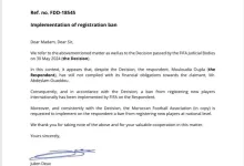 بسبب وادو الفيفا تمنع مولودية وجدة من اي انتداب دولي أو محلي.缩略图