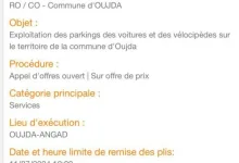 بعد أن حررته العديد من الجماعات الترابية طبقا للقانون: جماعة وجدة مستمرة في كراء باحات وشوارع الملك العمومي رغم رفض المجلس التداول في كناش تحملاته.缩略图