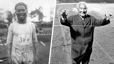 غرائب الأولمبياد..عداء ياباني ينهي سباق المارثون بزمن قدره 54 عاما!缩略图 غرائب الأولمبياد..عداء ياباني ينهي سباق المارثون بزمن قدره 54 عاما!缩略图