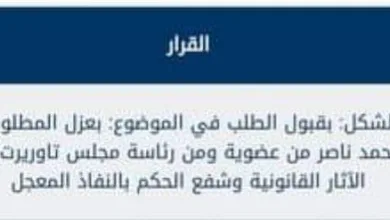 القضاء الإداري بوجدة يعزل رئيس جماعة تاوريرت.缩略图