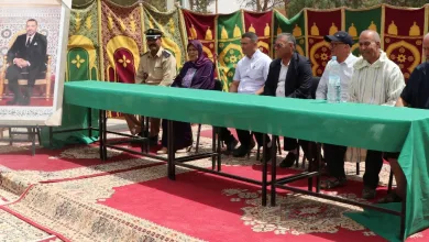 جماعة عين بني مطهر: احتفالات متميزة بمناسبة ذكرى عيد العرش المجيد.缩略图