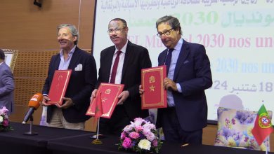 التوقيع على بروتوكول تعاون بين الجمعية المغربية للصحافة الرياضية والجمعية الإسبانية للصحافة الرياضية والجمعية البرتغالية للصحافة الرياضية缩略图