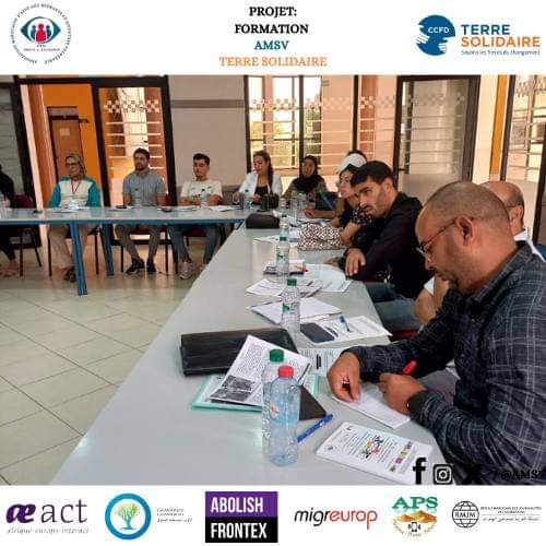 بشراكة مع منظمة CCFD Terre Solidaire جمعية AMSV : الدورة التكوينية الثانية لطلبة ماستر الهجرة و اللجوء وحقوق الإنسان.缩略图