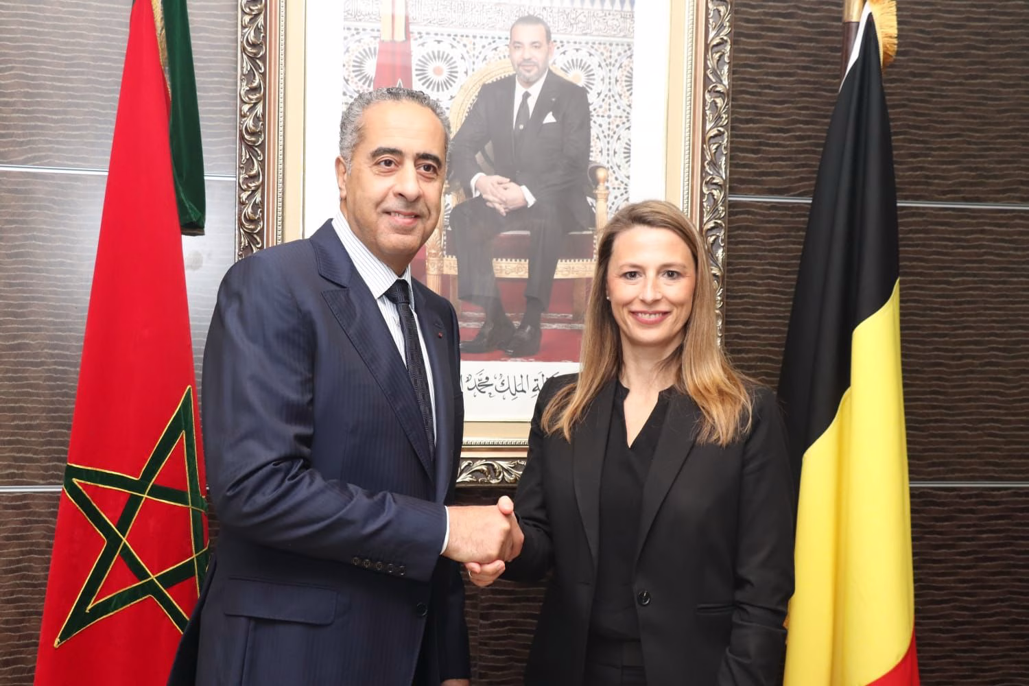 السيد عبد اللطيف الحموشي يستقبل  نظيرته السيدة فرانسيسكا بوستين المديرة العامة لأمن الدولة بمملكة بلجيكا.缩略图