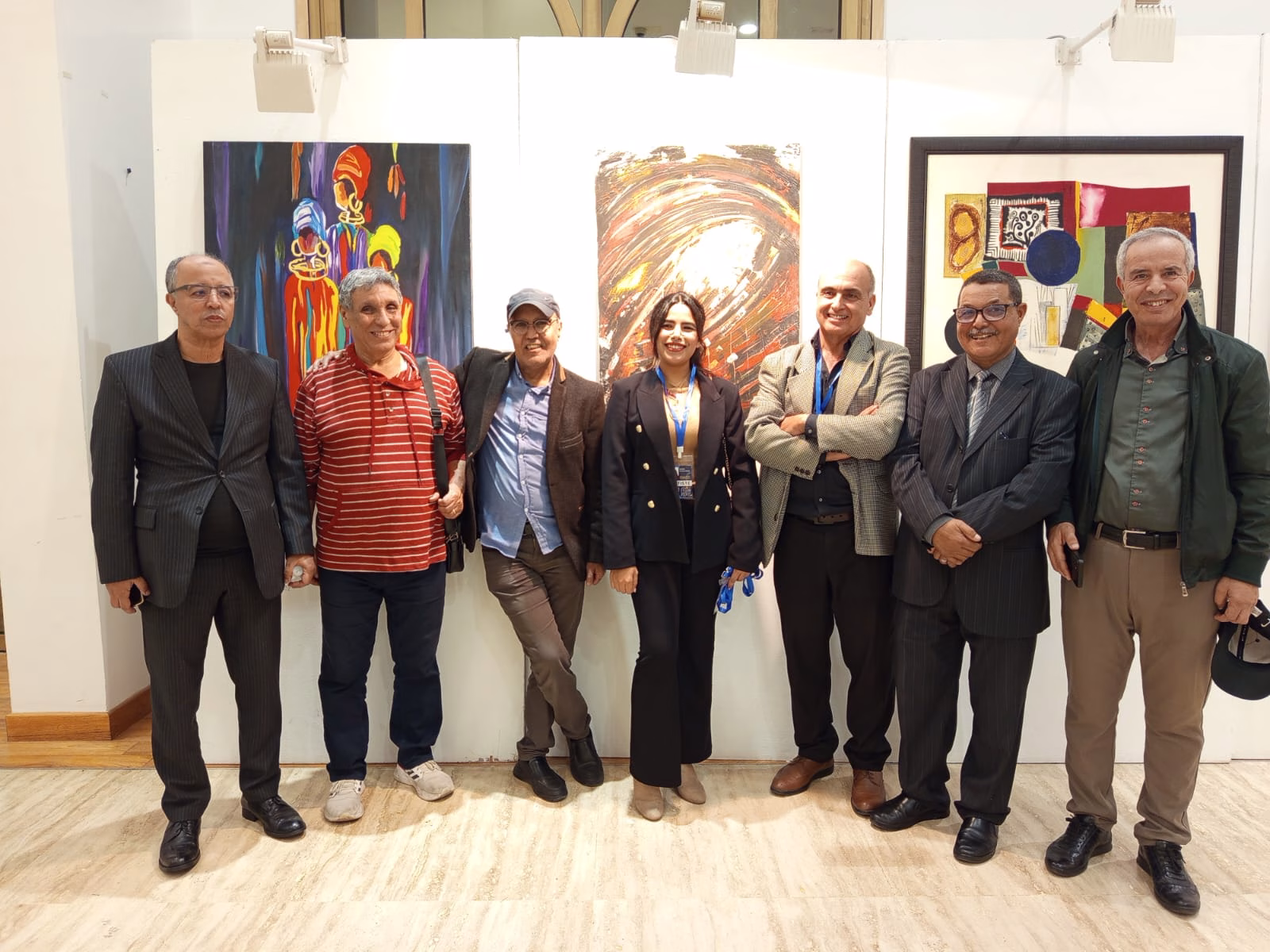 جمعية منار العنق للفنون : تفتتح معرضا تشكيليا جماعيا على هامش مهرجان العالم العربي للفيلم التربوي القصير في دورته التاسعة缩略图