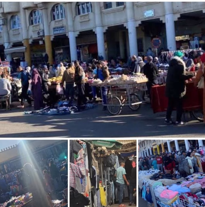 الفوضى تغلق ساحة سيدي يحيى ومداخل وأرصفة سوق امليلية.缩略图