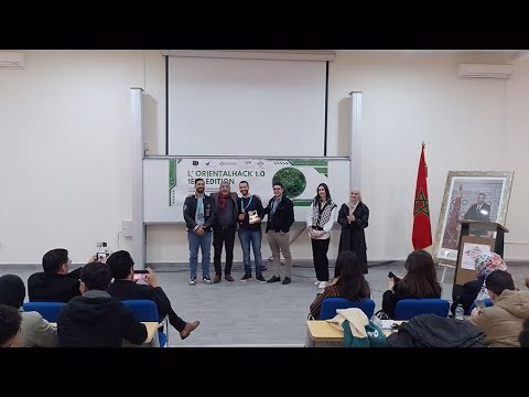 GIL24-TV L’équipe gagnante du troisième prix du Hackathon Oriental – 2025 (ENCG – Maroc)缩略图 GIL24-TV L’équipe gagnante du troisième prix du Hackathon Oriental – 2025 (ENCG – Maroc)缩略图
