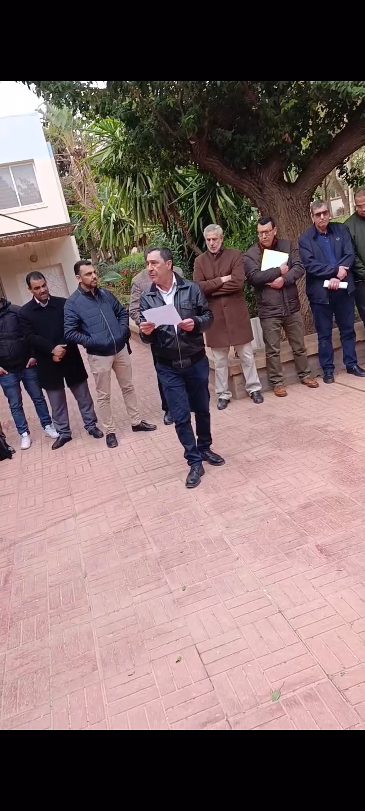 وقفة تضامنية مع غزة : كلمة الكاتب المحلي للنقابة الوطنية للتعليم العالي بكلية العلوم القانونية والإقتصادية والاجتماعية بجامعة محمد الأول بوجدة الدكتور البكاي امحمدي.缩略图