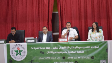 تأسيس المكتب الإقليمي للنقابة المهنية لحماية ودعم الفنان بتنغير: خطوة لتعزيز حقوق الفنانين في درعة تافيلالت缩略图