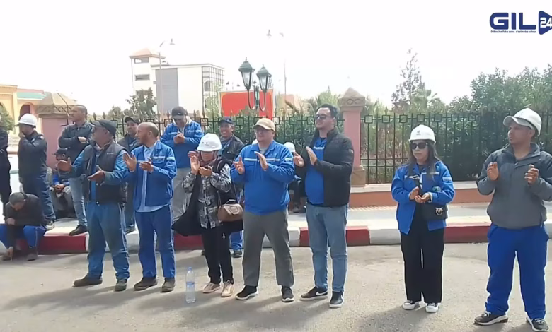 GIL24-TV من جرادة … عمال المحطة الحرارية يحتجون على التعسفات التي تقوم بها الشركة الصينية缩略图 GIL24-TV من جرادة … عمال المحطة الحرارية يحتجون على التعسفات التي تقوم بها الشركة الصينية缩略图