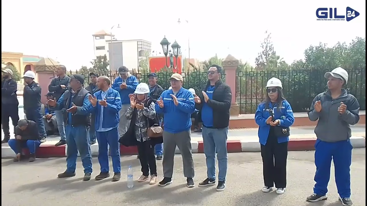 GIL24-TV من جرادة … عمال المحطة الحرارية يحتجون على التعسفات التي تقوم بها الشركة الصينية缩略图