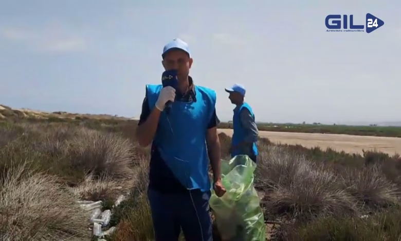 GIL24-TV فاعل جمعوي يساهم في حملة تنظيف الموقع البيولوجي لمصب ملوية缩略图