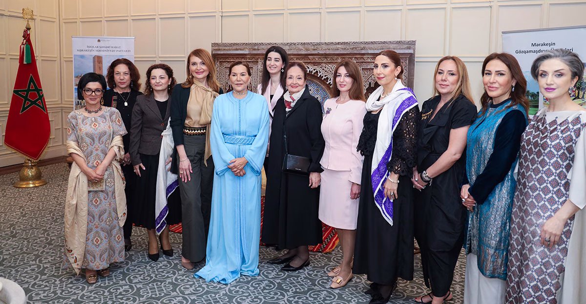 الأميرة للا حسناء تحتفي بالمرأة الأذربيجانية في باكو: لقاء الثقافة والفنون缩略图