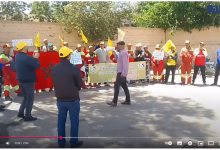 بني درار: عمال النظافة ينتفضون في وقفة احتجاجية ضد تأخر أجورهم لثلاثة أشهر缩略图