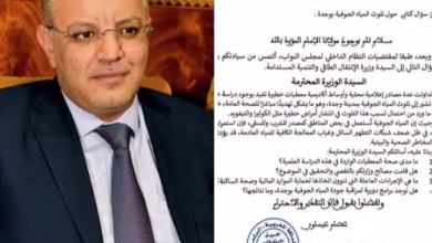 حول إمكانية تعرض المياه الجوفية بوجدة للثلوت: البرلماني الدكتور عصام عيساوي يساءل وزارة الانتقال الطاقي والتنمية المستدامة.缩略图