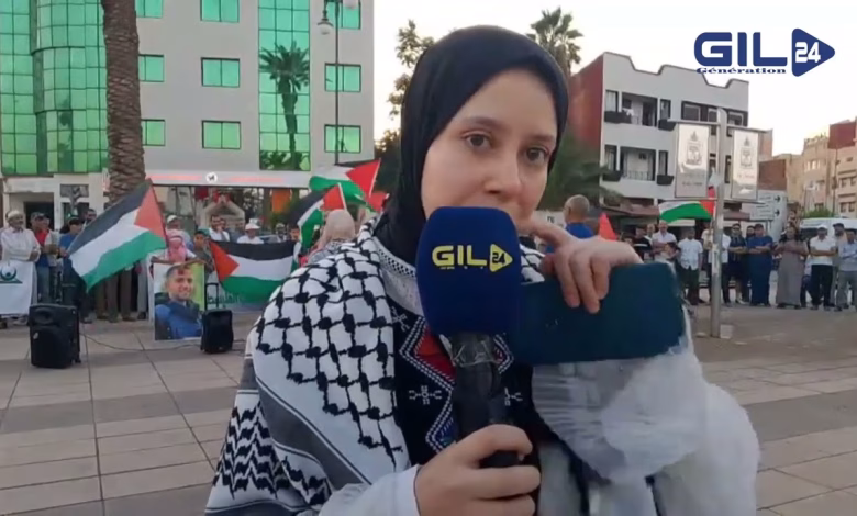 GIL24-TV نساء وجدة يرفعن الصوت عاليًا: “لا للتطبيع.. أوقفوا المجازر وافتحوا المعابر في غزة”缩略图 GIL24-TV نساء وجدة يرفعن الصوت عاليًا: “لا للتطبيع.. أوقفوا المجازر وافتحوا المعابر في غزة”缩略图