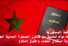 ضربة قضائية: المحكمة الدستورية تسقط مواد أساسية من قانون المسطرة المدنية الجديد لحماية استقلال القضاء وحقوق الدفاع缩略图