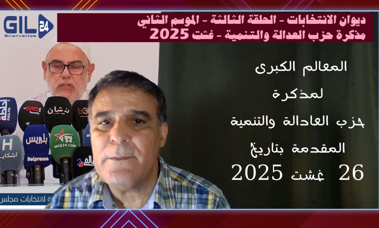 العدالة والتنمية تقدم مقترحاتها لانتخابات 2026: دعوة لاستعادة المصداقية ومحاربة العزوف缩略图 العدالة والتنمية تقدم مقترحاتها لانتخابات 2026: دعوة لاستعادة المصداقية ومحاربة العزوف缩略图