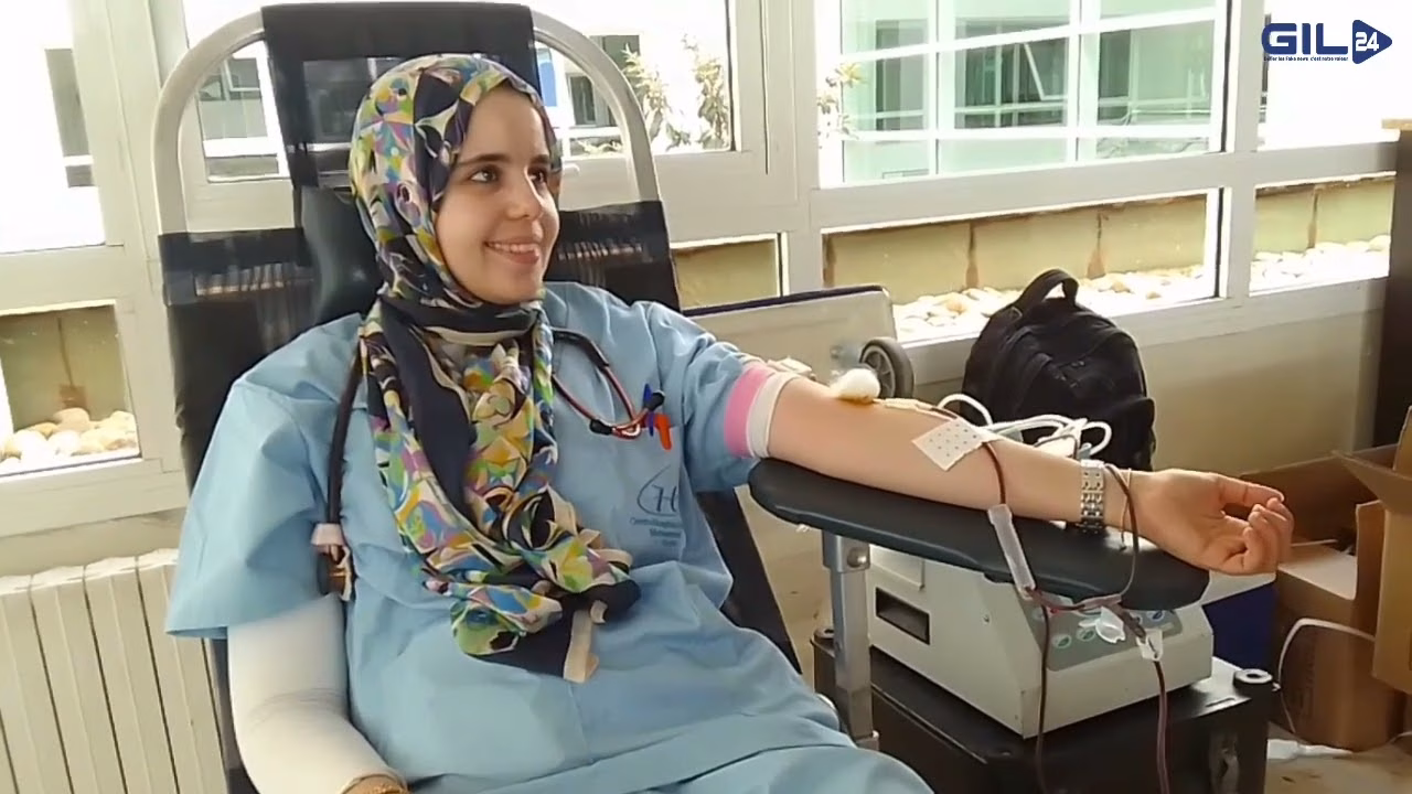 GIL24-TV وجدة .. جمعية الأطباء الأساتذة بكلية الطب ينظمون حملة للتبرع بالدم缩略图