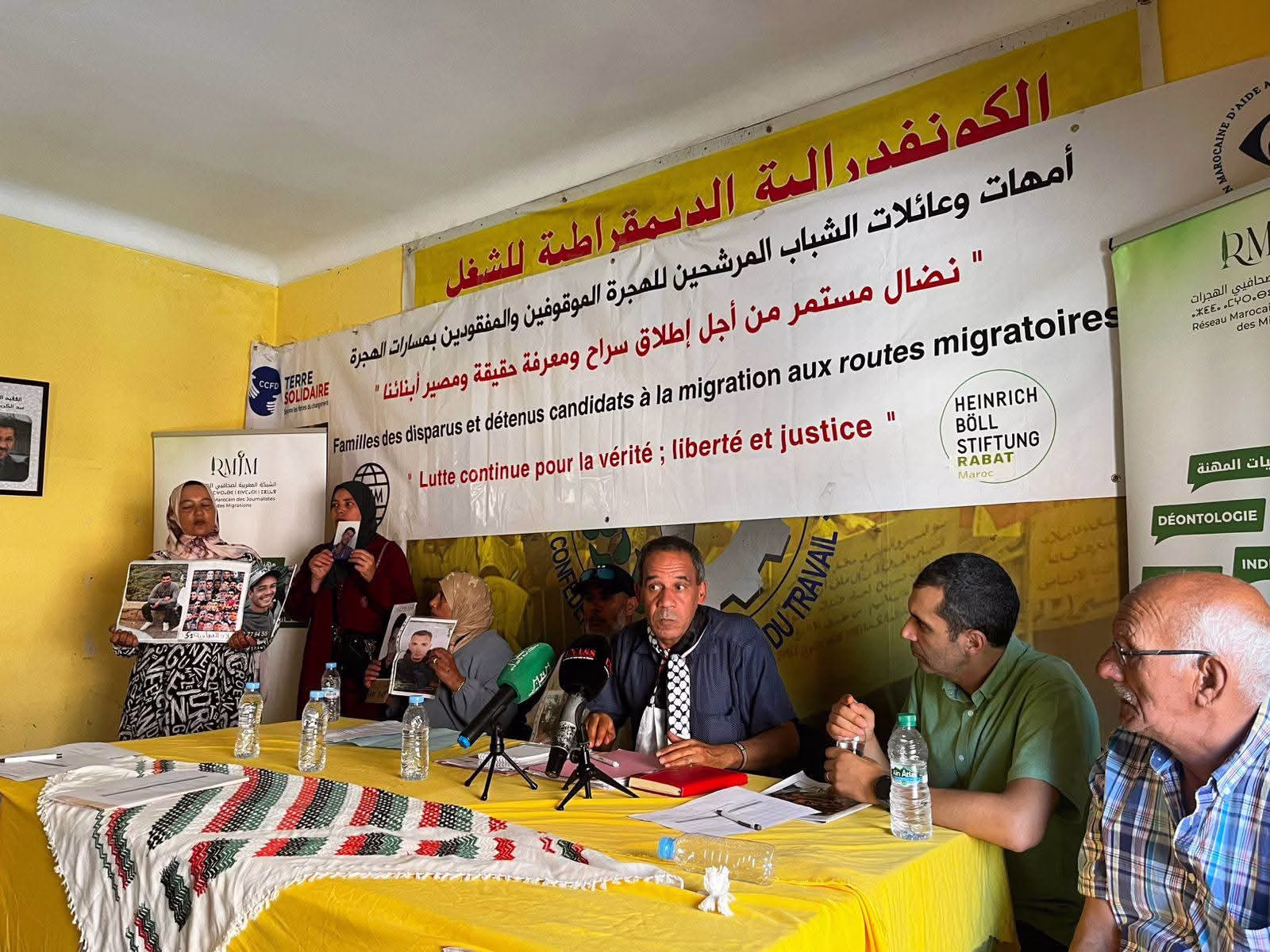 AMSV ببني ملال تعرض تدخلاتها للكشف عن مصير السجناء والمفقودين  في مسارات الهجرة.缩略图