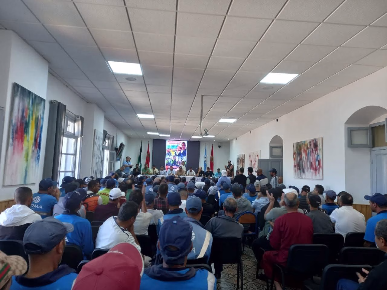 المؤتمر التأسيسي لعمال و أجراء التدبير المفوض بالإتحاد المغربي للشغل : الزاهدي عبد الهادي بخطى ثابتة نحو تأهيل القطاع.缩略图