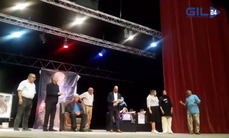 GIL24-TV تكريم عميد المسرح حمداوي البكاي: “عرس الضوء في الجهة الشرقية” وعرض فرقة لوغاتوس缩略图 GIL24-TV تكريم عميد المسرح حمداوي البكاي: “عرس الضوء في الجهة الشرقية” وعرض فرقة لوغاتوس缩略图