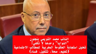 “استجابة النوايا”: النائب بنجلون يحلل تجاوب الحكومة “الجزئي” مع المطالب الاجتماعية لـ”جيل Z”缩略图