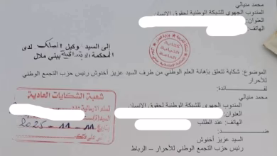 بني ملال: شكاية ضد رئيس حزب “التجمع الوطني للأحرار” بتهمة إهانة العلم الوطني缩略图