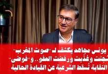 يونس مجاهد يكشف لـ “صوت المغرب”: سُجنت وعُذّبت ورفضت العفو.. و”فوضى” النقابة تُسقط الشرعية عن القيادة الحالية缩略图