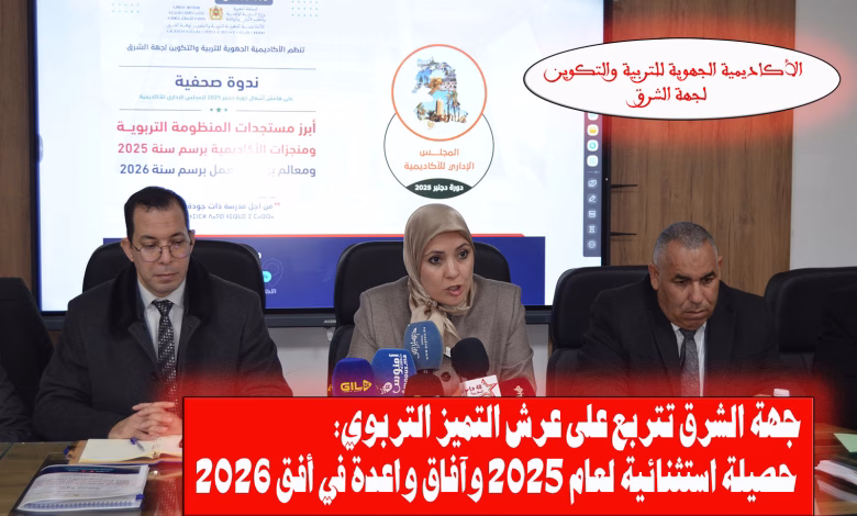 جهة الشرق تتربع على عرش التميز التربوي: حصيلة استثنائية لعام 2025 وآفاق واعدة في أفق 2026缩略图