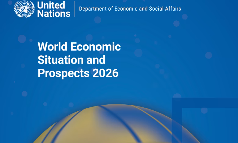 تقرير الأمم المتحدة لعام 2026: الاقتصاد العالمي يصارع “رياحاً معاكسة” وسط مرونة هشة وتحديات تجارية متزايدة缩略图