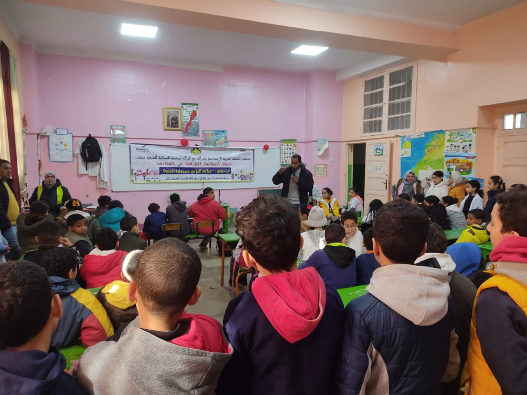 مكناس.. حملة تحسيسية حول السلامة الطرقية يستفيد منها أزيد من 2000 تلميذ插图1