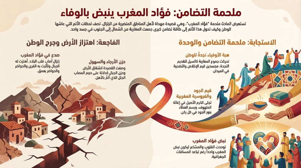 تجليات التضامن والانتماء في قصيدة “فؤاد المغرب”: قراءة في البنية والدلالة插图