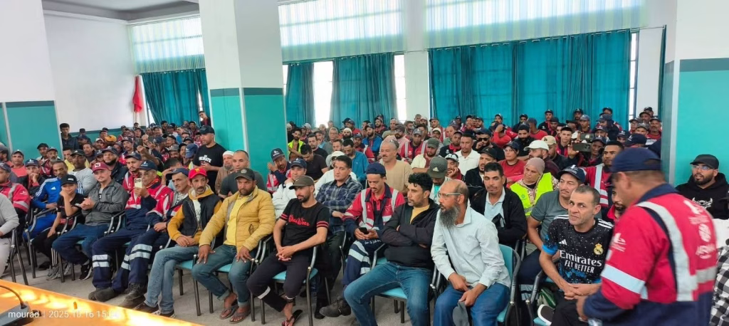 الملف المطلبي لعمال النظافة  بالدارالبيضاء على صفيح ساخن.插图