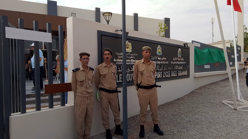 تدشين قاعة رياضية مغطاة بثانوية وادي الذهب بوجدة بكلفة 7.5 مليون درهم插图 تدشين قاعة رياضية مغطاة بثانوية وادي الذهب بوجدة بكلفة 7.5 مليون درهم插图