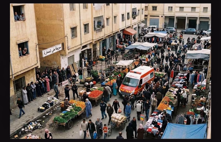 سويقة حي السمارة بوجدة يوم السبت… بين حق التجارة وحق السكان في الطريق