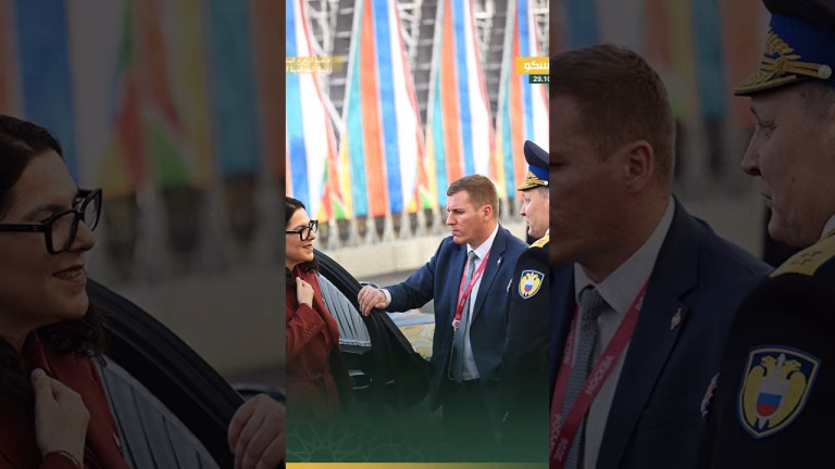 GIL24-TV وصول السيدة رئيسة المنصوري إلى مقر الكرملين هذا الصباح للمشاركة بالجلسة للقمة الروسية الأفريقية