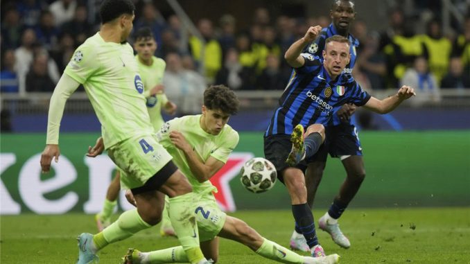 إنتر ميلان يتأهل إلى نهائي دوري أبطال أوروبا