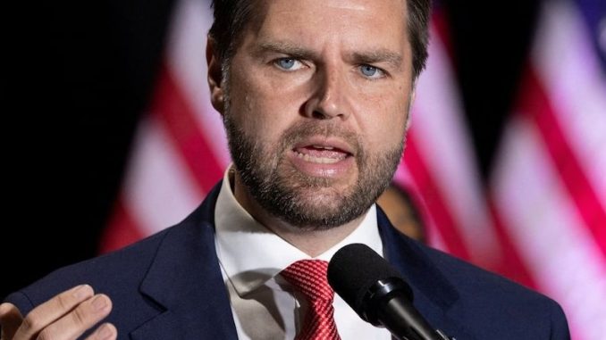 US vice president JD Vance