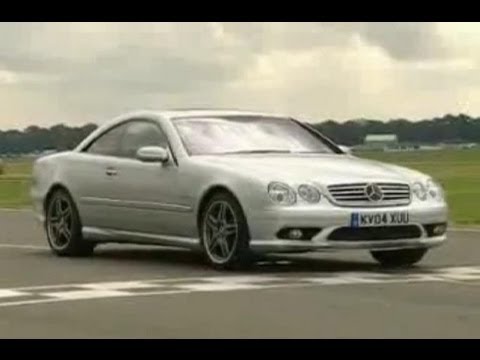 The Stig drives a Mercedes CL65 – Top Gear – Series 4 – BBC