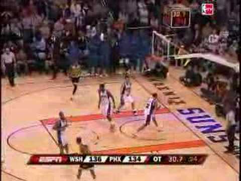 Gilbert Arenas with the Three for 54
