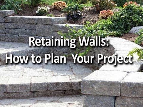 How to Plan a Retaining Wall Project