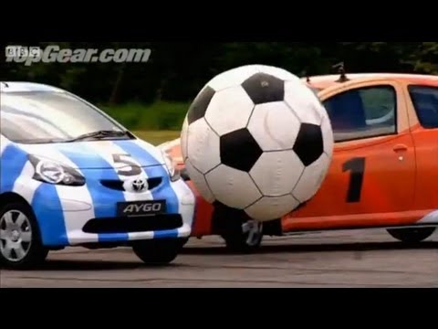 Toyota Aygo Car Football | Top Gear | BBC
